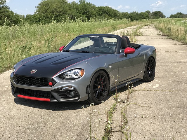 fiat 124 spider abarth u louky