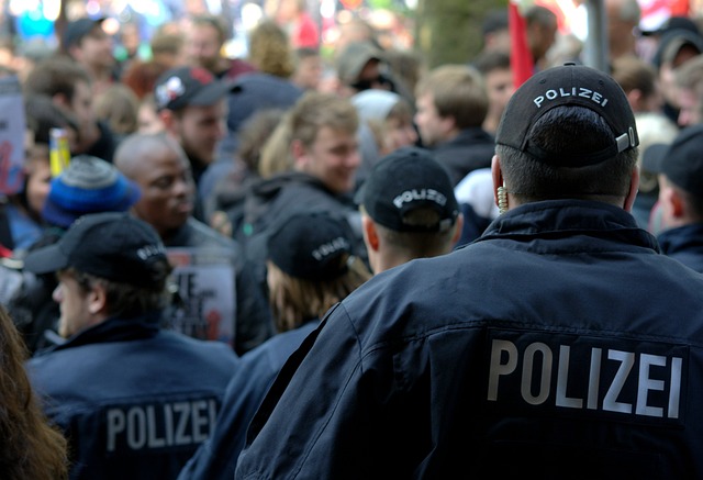 policie demonstrace